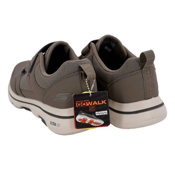 Skechers Mens Gowalk 5 Wistful Sneakers Gray Walking Low Top Comfort 104E New main image 11